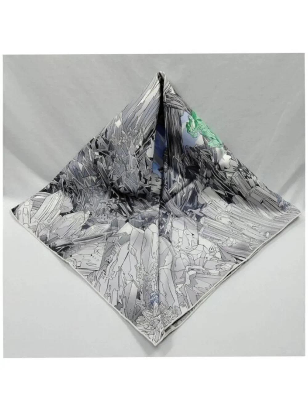 Authentic Hermès La Vallée de Cristal Carré 90 Silk Scarf